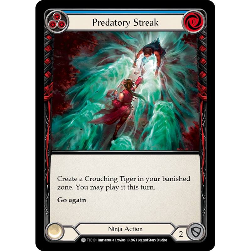 Predatory Streak (Blue) [TCC101] (Round the Table: TCC x LSS)