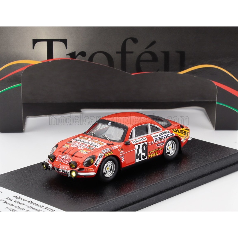 RENAULT | ALPINE A110 COUPE N 49 RALLY MONTECARLO 1973 ALEX VINEIS – OSWALD PERI