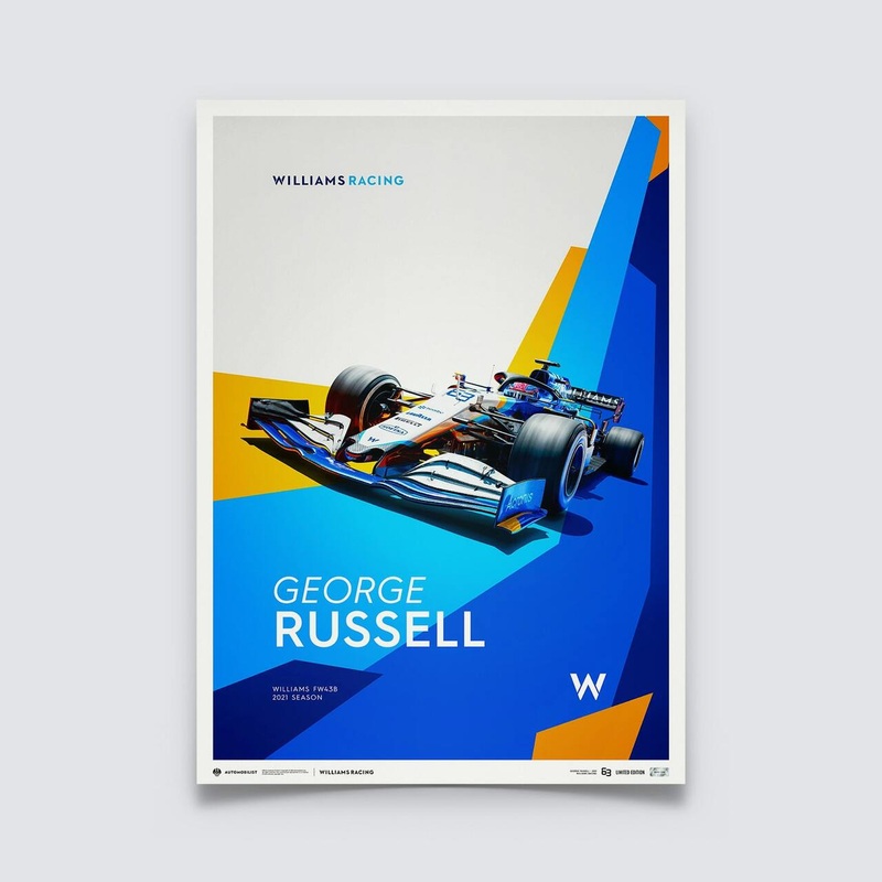 Williams Racing – George Russell – 2021 Limited Edition Print