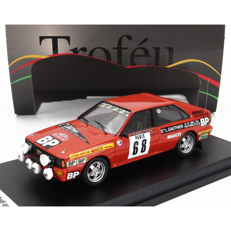 AUDI | QUATTRO (night version) N 68 RALLY MONTECARLO 1982 GUY CHASSEUIL – CHRISTIAN BARON