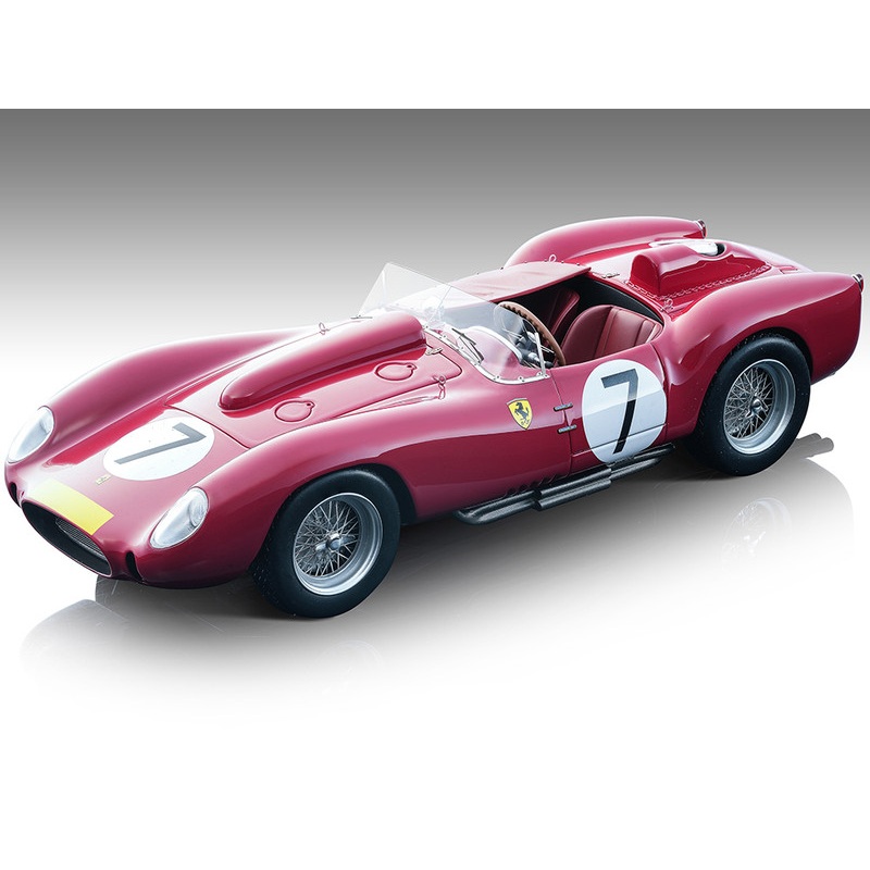 Ferrari 250 TR 58 #7 Wolfgang von Trips – Olivier Gendebien 3rd Place 1000 km Nurburgring (1958) Mythos Series Limited Edition to 50 pieces Worldwide 1/18 Model Car by Tecnomodel