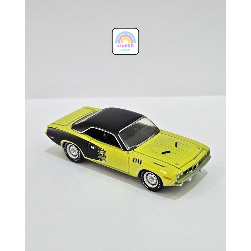 Greenlight 1971 Plymouth Cuda Muscle Car (Uncarded)
