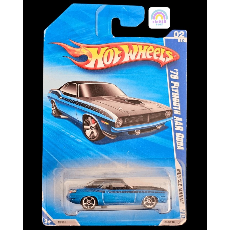 Hot Wheels 1970 Plymouth Aar Cuda – Muscle Mania