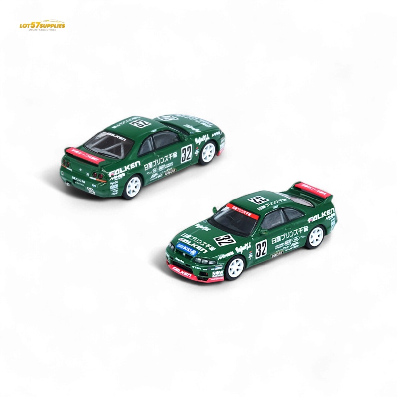 Inno64 NISSAN SKYLINE GT-R R33 #32 PRINCE CHIBA FALKEN N1 Super Endurance Series – TOKACHI 24H 1996 1:64