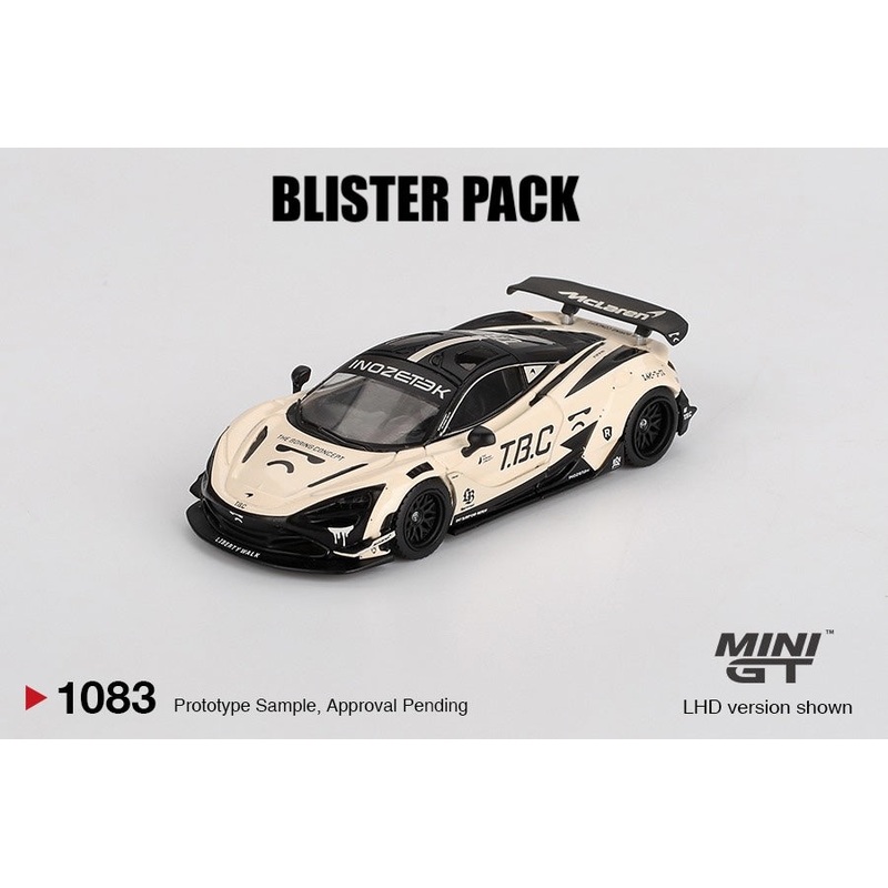 * PRE ORDER * MINI GT #1083 1/64 McLaren 720S LBWorks The Boring Concept ( LHD ) – BLISTER PACK