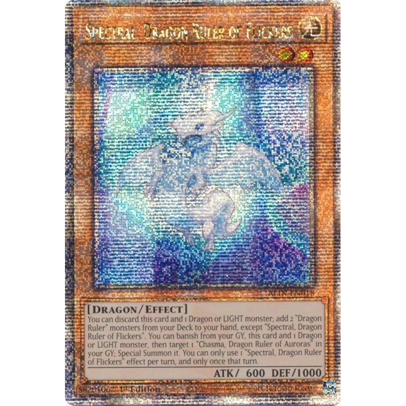 Spectral, Dragon Ruler of Flickers [ALIN-EN018] Quarter Century Secret Rare