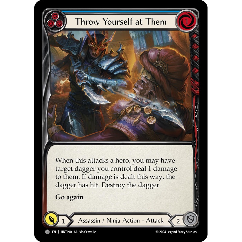 Throw Yourself at Them (Blue) [HNT190] (The Hunted)