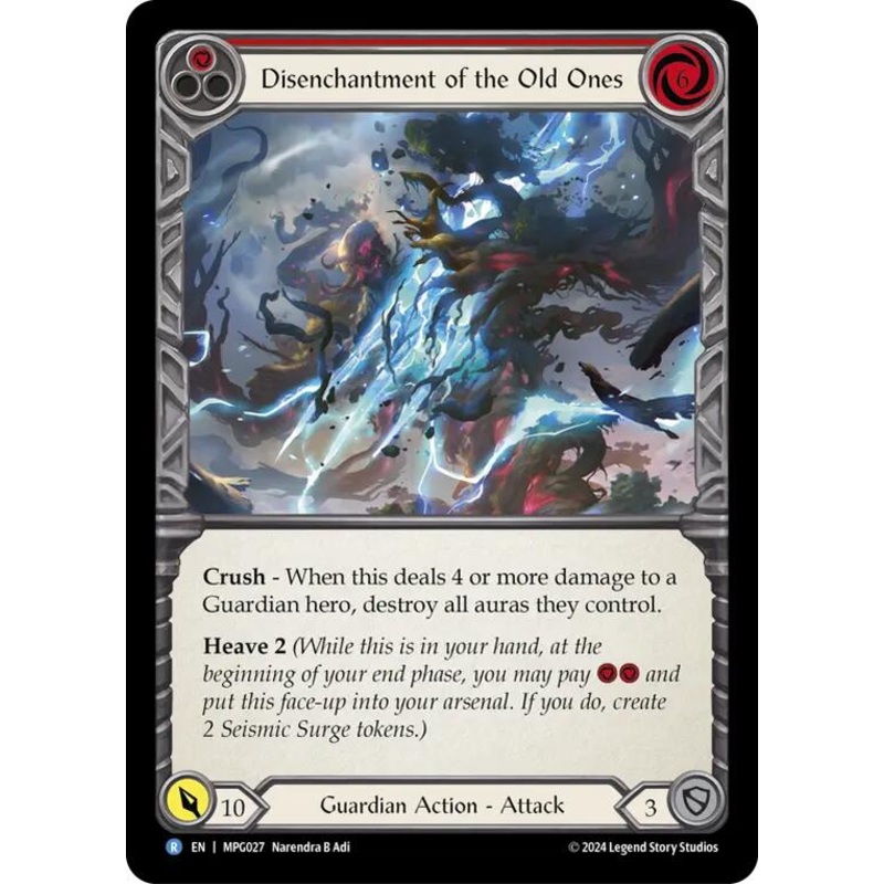 Disenchantment of the Old Ones [MPG027] (Mastery Pack Guardian)  Rainbow Foil