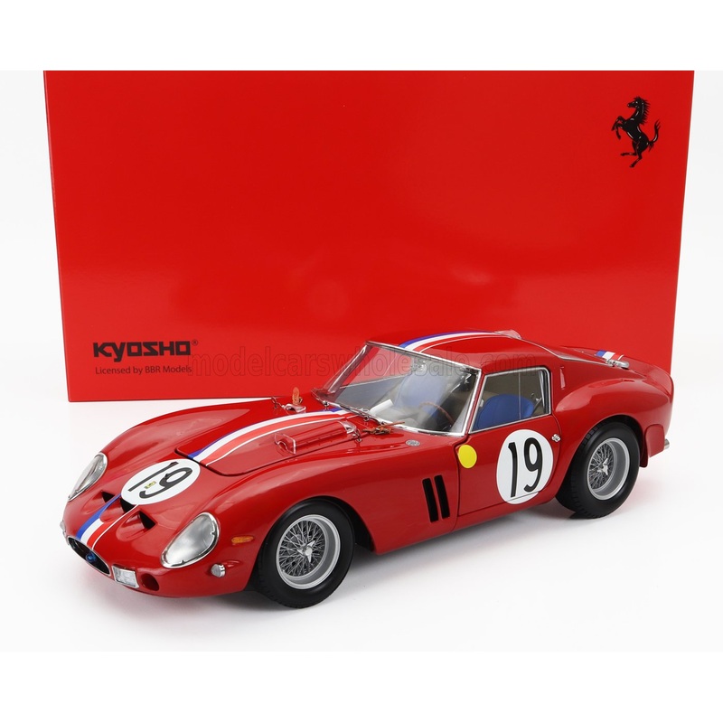 FERRARI – 250 GTO 3.0L V12 COUPE TEAM PIERRE NOBLET N 19 2nd 24h LE MANS 1962 JEAN GUICHET – PIERRE NOBLET – RED WHITE BLUE