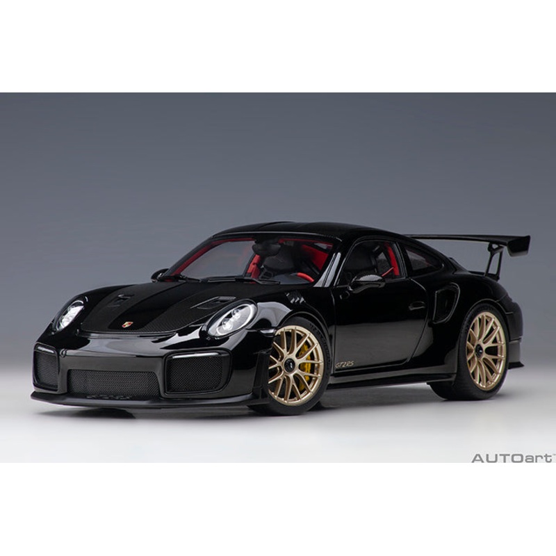 PORSCHE 911 (991.2) GT2 RS WEISSACH PACKAGE (BLACK) – 1:18 SCALE MODEL – AUTOart