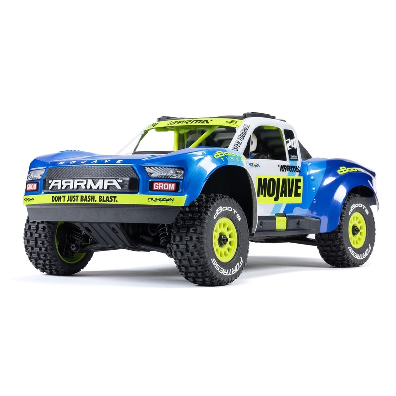 1/18th Mojave Grom Mega 4×4 DT with Battery & Charger – Blue *