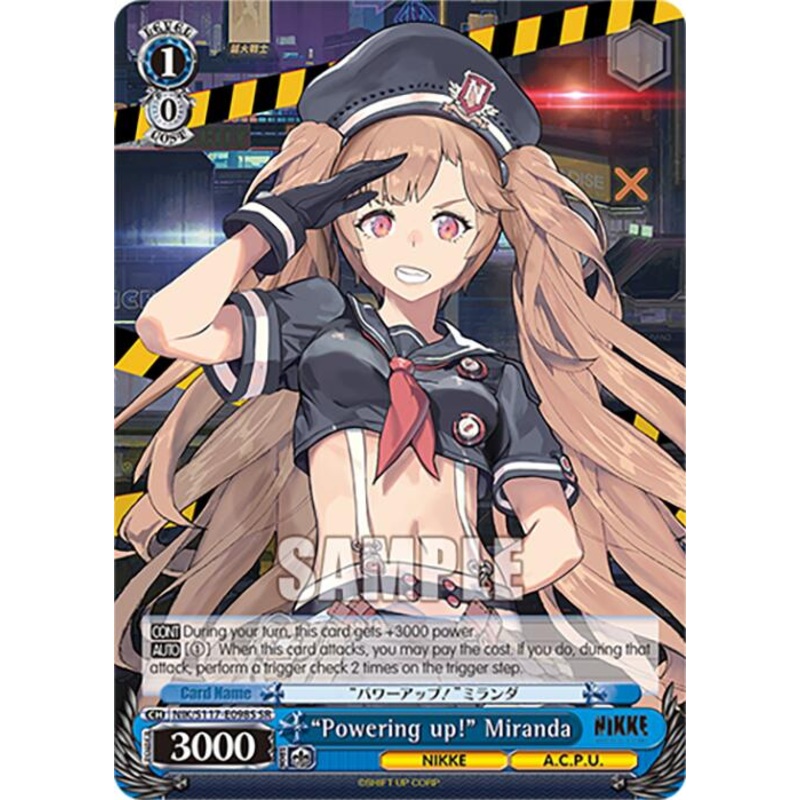 Powering up! Miranda (NIK/S117-E098S SR) [GODDESS OF VICTORY: NIKKE]