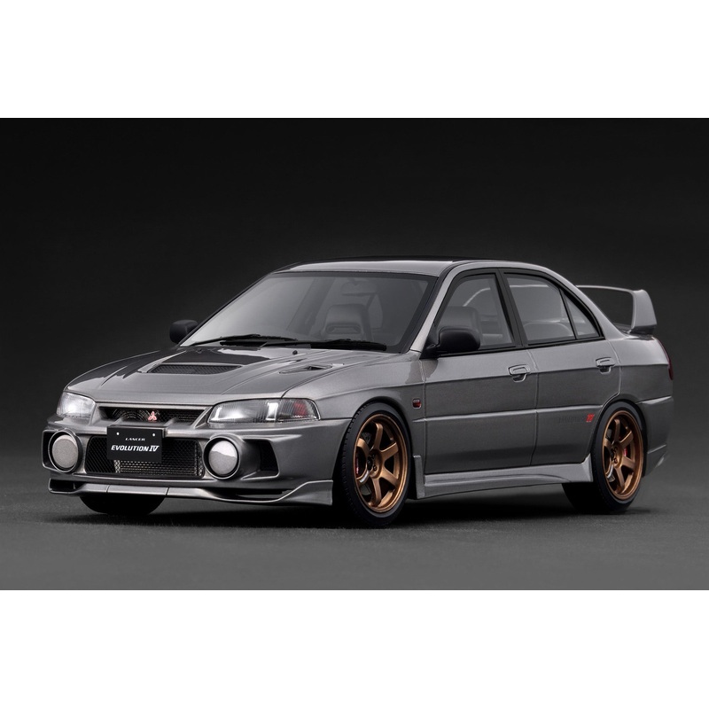*PREORDER* Ignition Model 1:18 Mitsubishi Lancer Evolution IV (CN9A) Gun Metallic