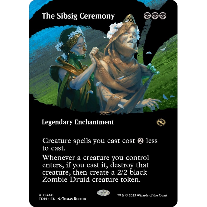 The Sibsig Ceremony (Borderless) [Tarkir: Dragonstorm]
