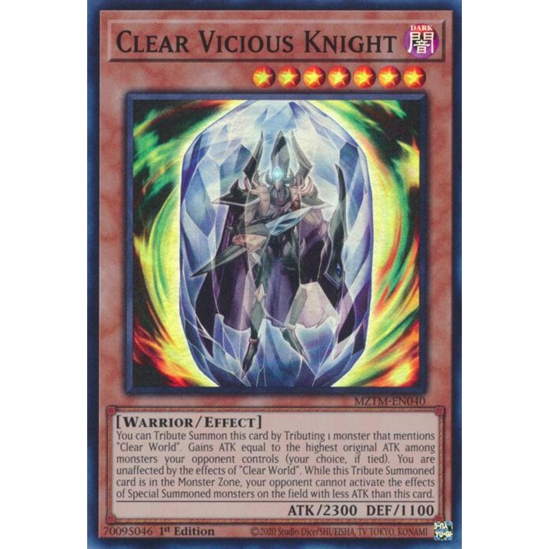 Clear Vicious Knight [MZTM-EN040] Super Rare