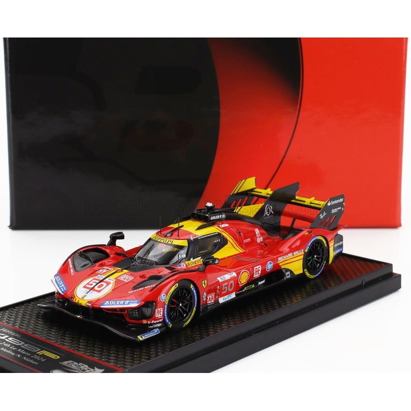 FERRARI | 499P 3.0L TURBO V6 TEAM FERRARI AF CORSE N 50 WINNER 24h LE MANS 2024 ANTONIO FUOCO – MIGUEL MOLINA – NICKLAS NIELSEN