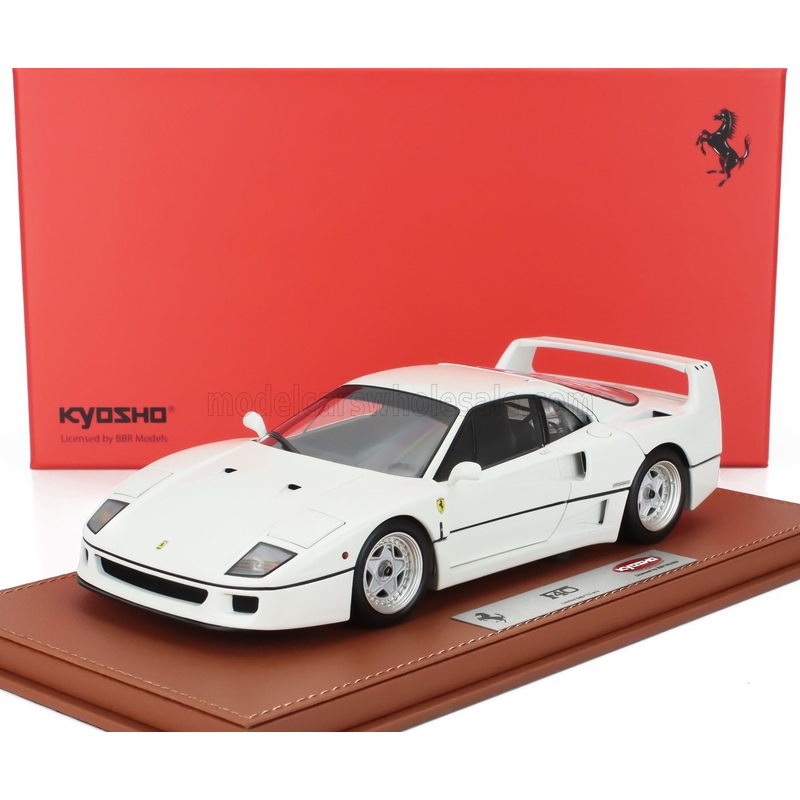 FERRARI – F40 1987 – CON VETRINA – WITH SHOWCASE – BIANCO AVUS – WHITE