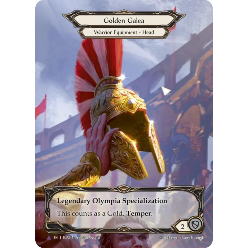 Golden Galea (Marvel) [SUP247] (Super Slam)  Cold Foil