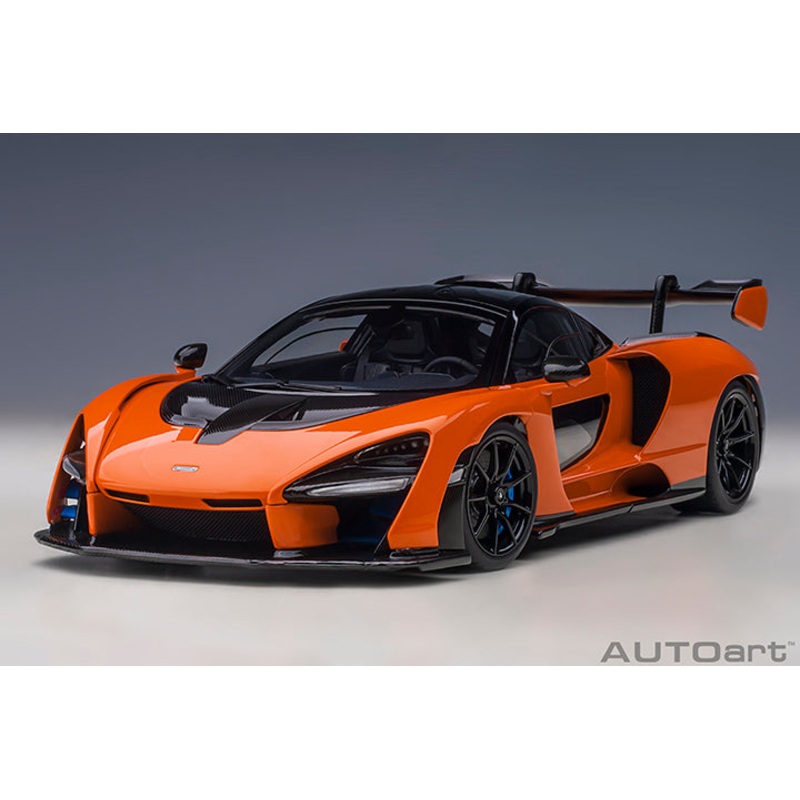 McLAREN SENNA (TROPHY MIRA/ORANGE) – 1:18 Scale Model – AUTOart