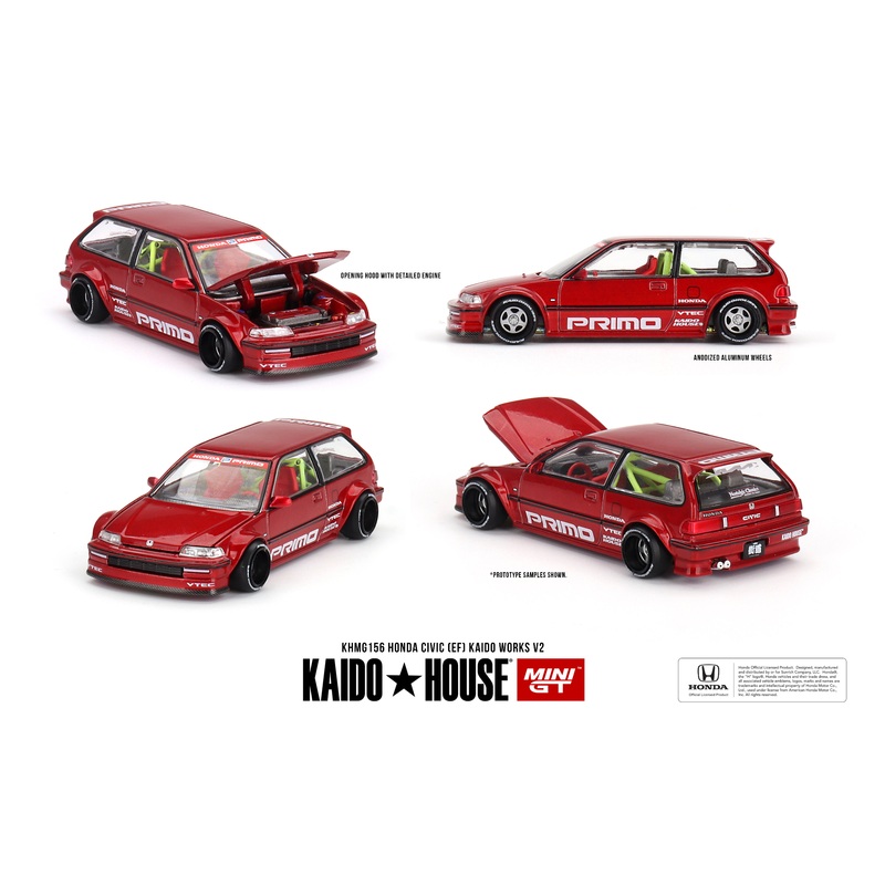 Mini GT 1:64 Honda Civic (EF) Kaido Works V2 KaidoHouse (KHMG156)