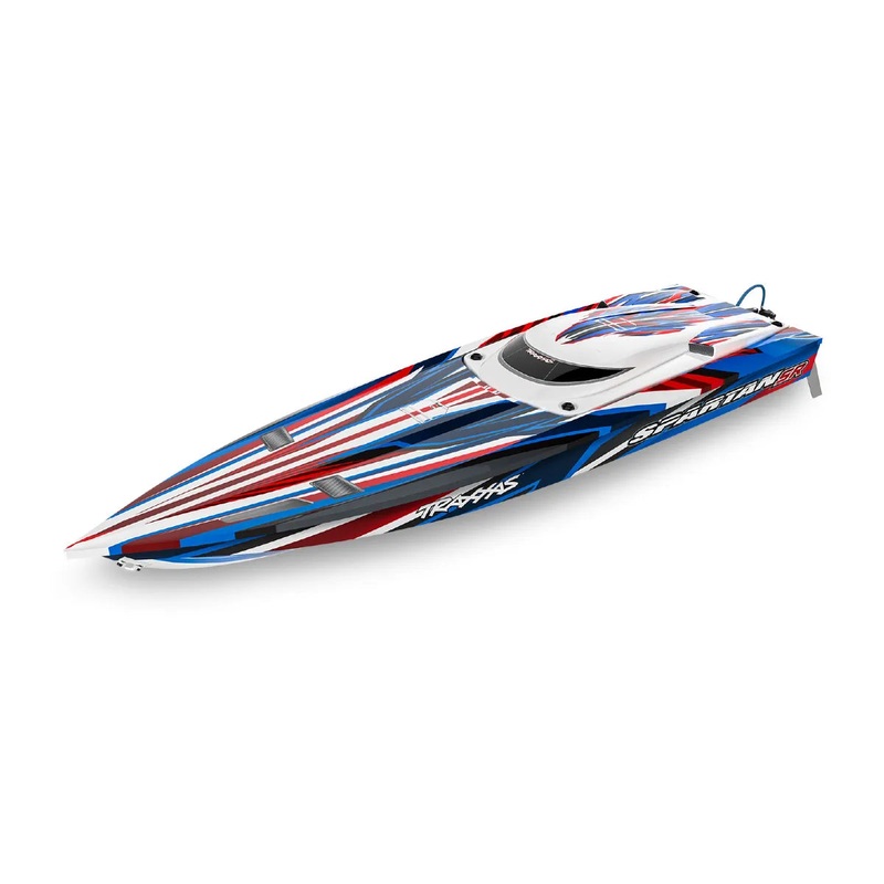 TRAXXAS SPARTAN SR 36 BRUSHLESS BOAT – RED