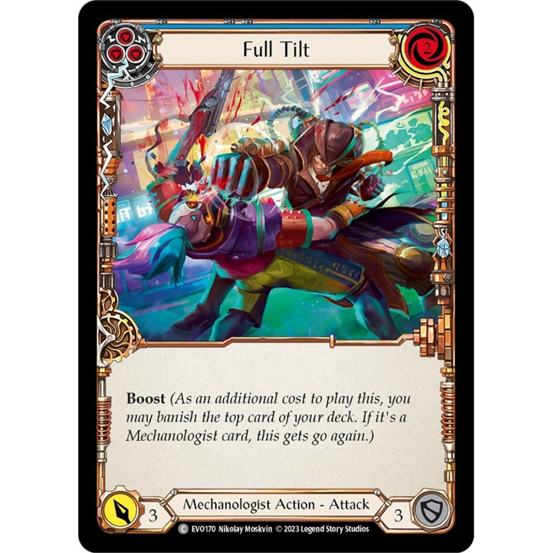 Full Tilt (Blue) [EVO170] (Bright Lights)  Rainbow Foil