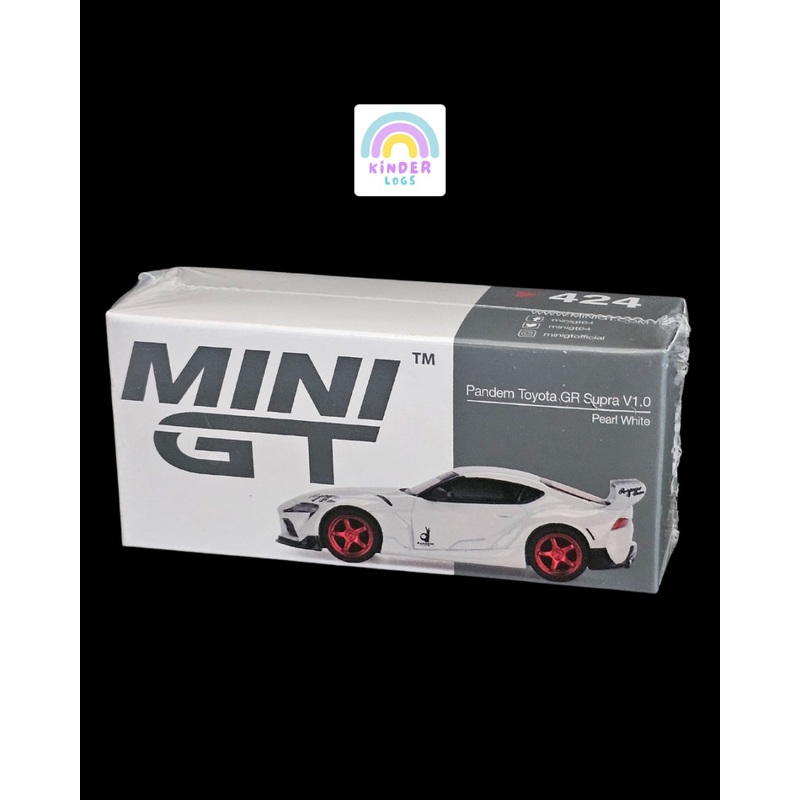 Mini GT Pandem Toyota GR Supra V1.0 (Pearl White) – Sealed Box