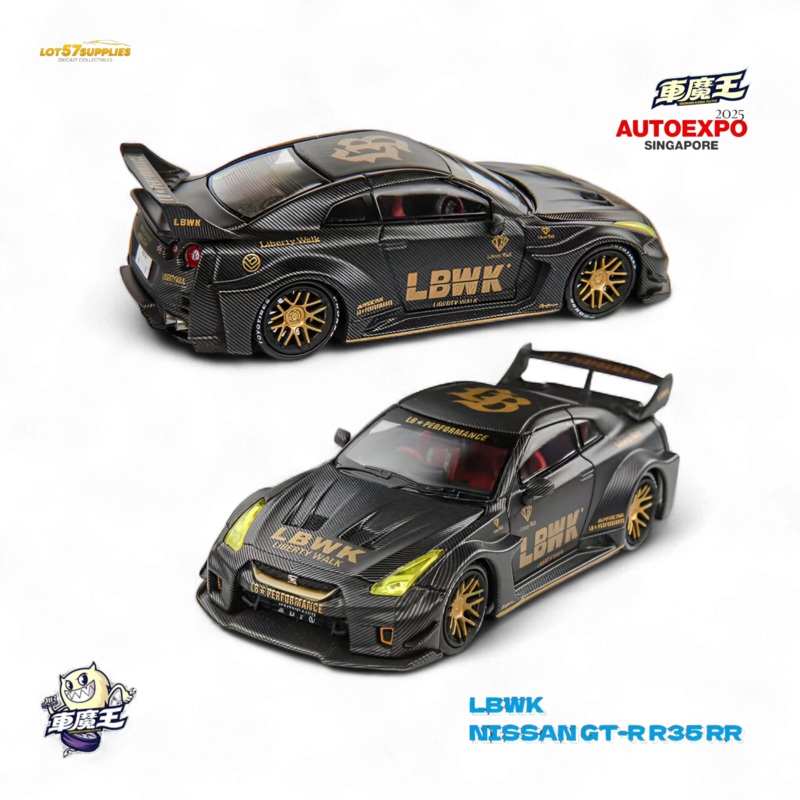 (Pre-Order) Demon King Auto LBWK GTR35 RR – Carbon Fiber (Singapore Exclusive) 1:64