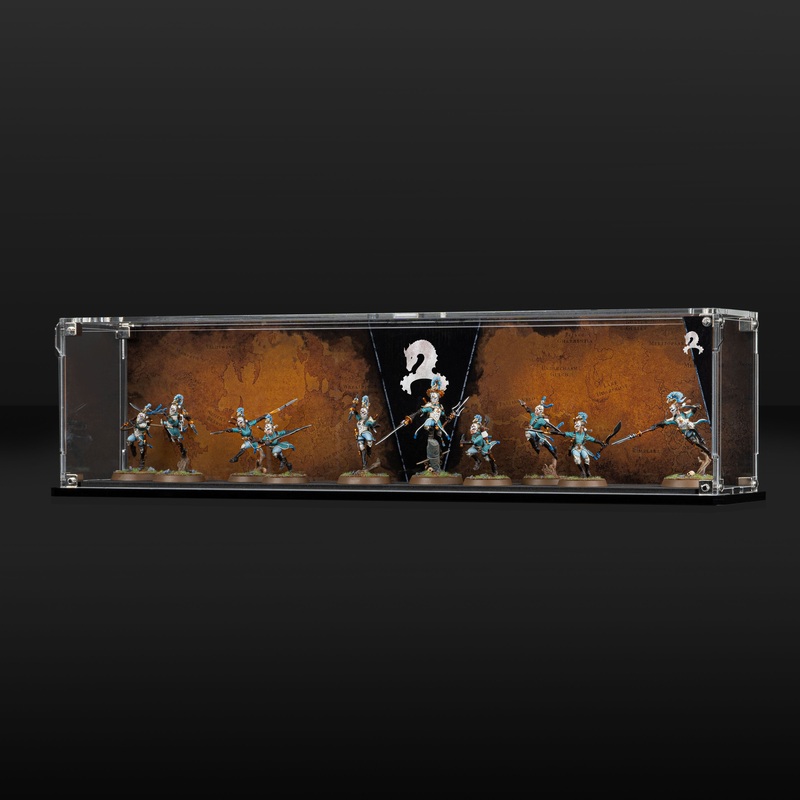 Stackable Display Case for Warhammer Warcry