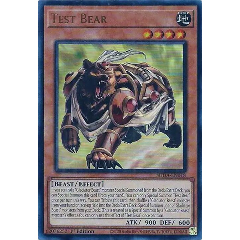 Test Bear [SUDA-EN018] Ultra Rare