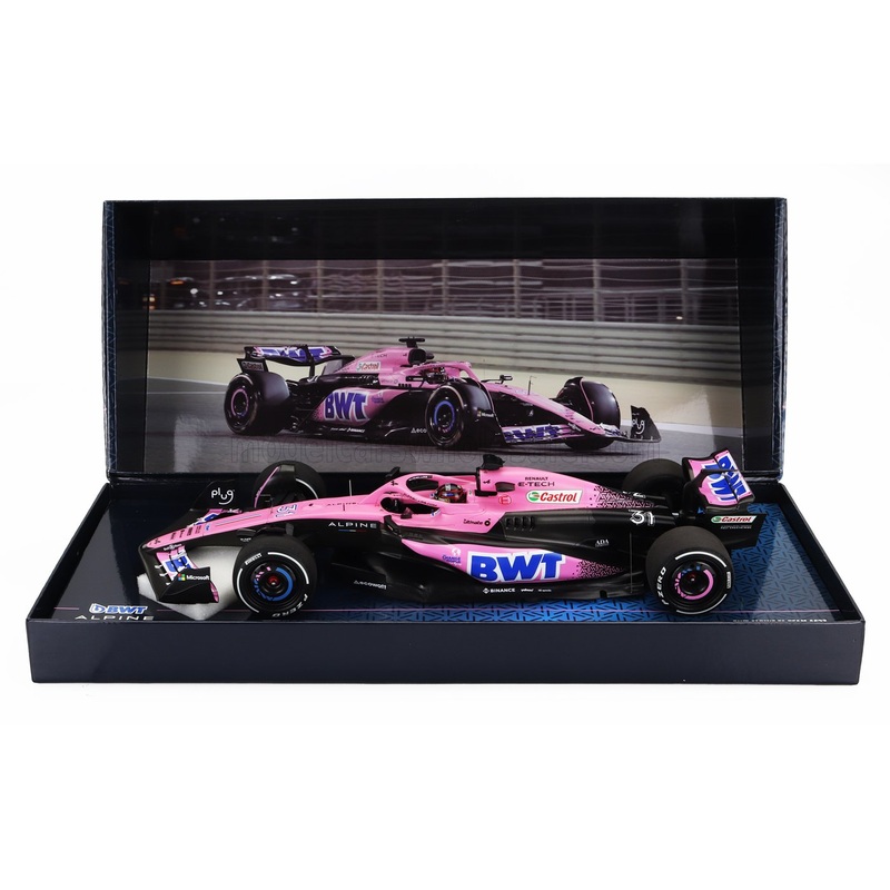 ALPINE – F1  A523 TEAM BWT ALPINE N 31 BAHRAIN GP 2023 ESTEBAN OCON – PINK BLUE BLACK