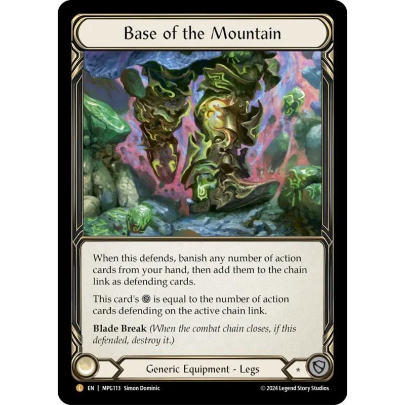 Base of the Mountain [MPG113] (Mastery Pack Guardian)  Cold Foil