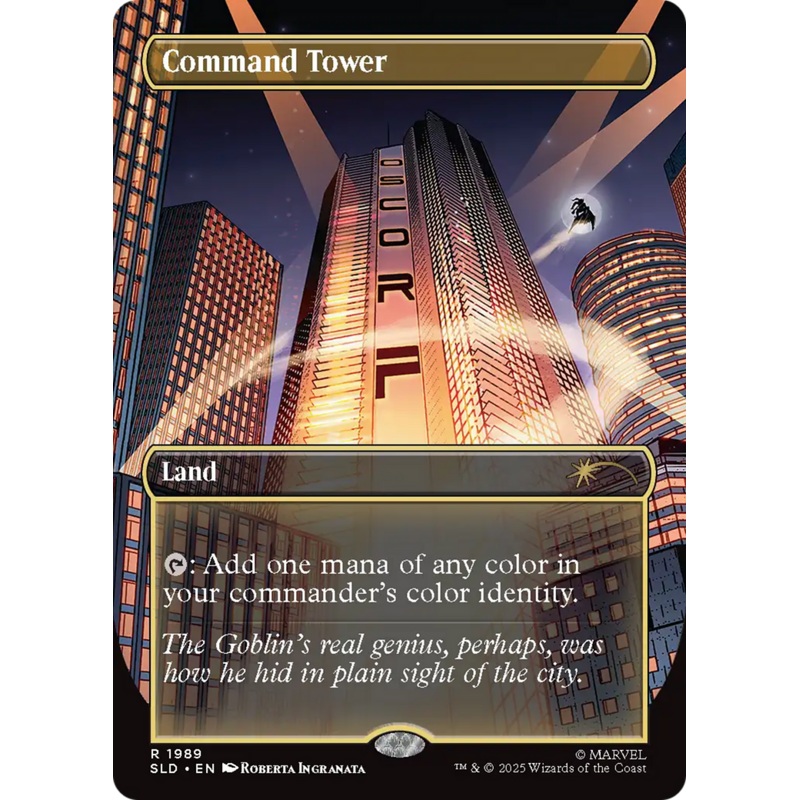 Command Tower (1989) (Rainbow Foil) [Secret Lair Drop Series]