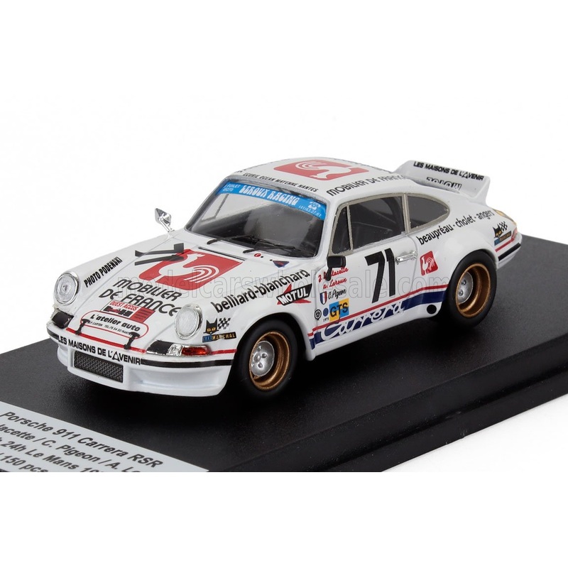 PORSCHE | 911 CARRERA RSR COUPE N 71 24h LE MANS 1975 JOEL LAPLACETTE – CLAUDE PIGEON – ALAIN LEROUX