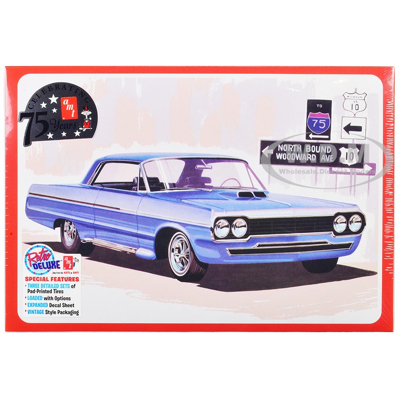 Skill 2 Model Kit 1964 Chevrolet Impala Super Street Rod 3-in-1 Kit 1/25 Scale Model by AMT