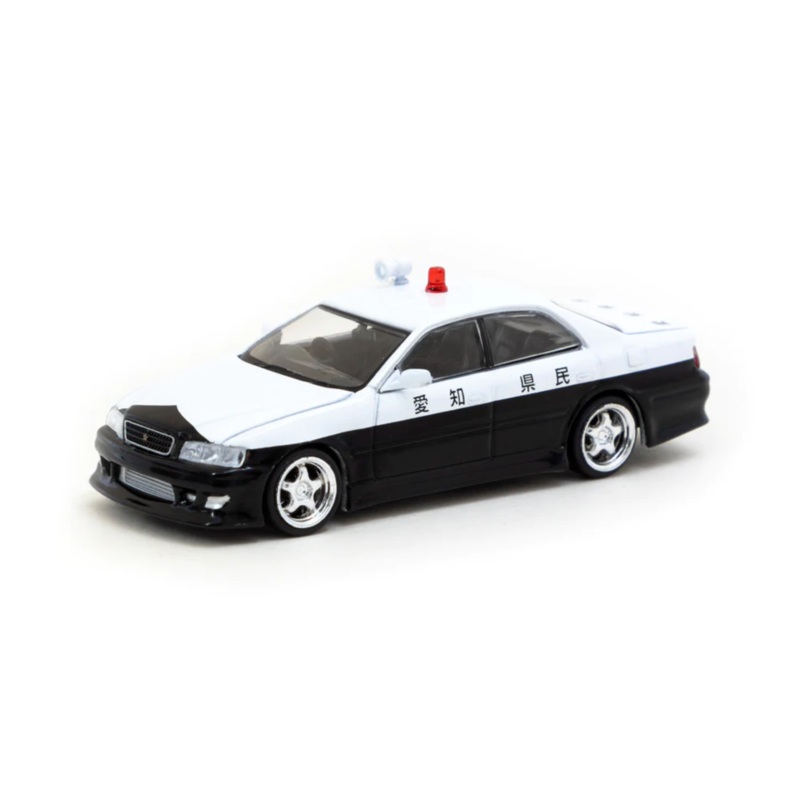 Tarmac Works 1/64 VERTEX Toyota Chaser JZX100 Black / White – GLOBAL64