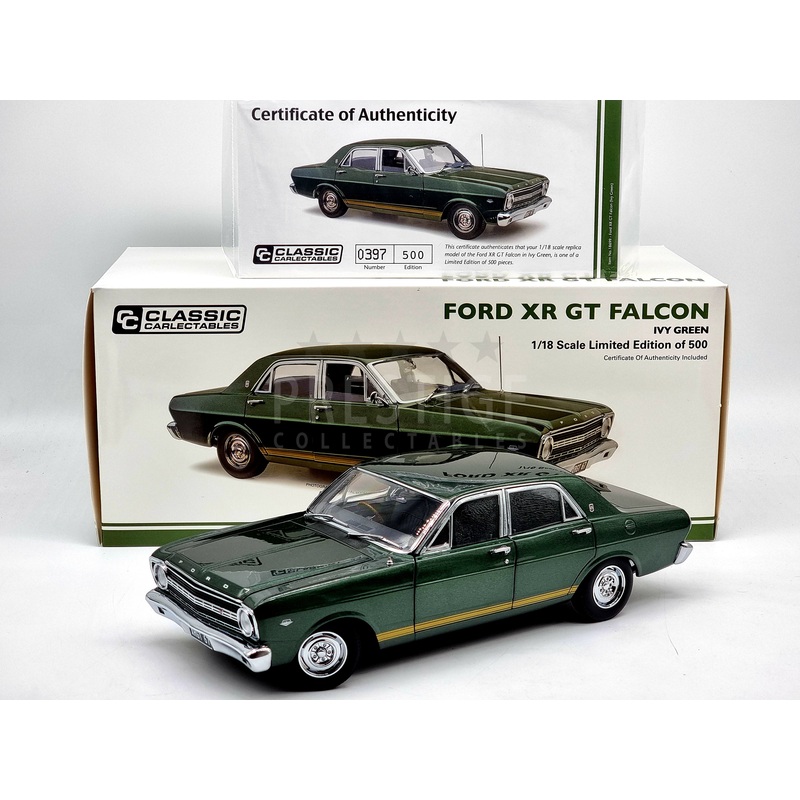 Classic Carlectables Ford XR GT Falcon Ivy Green 18699 1:18 Scale – Used As New