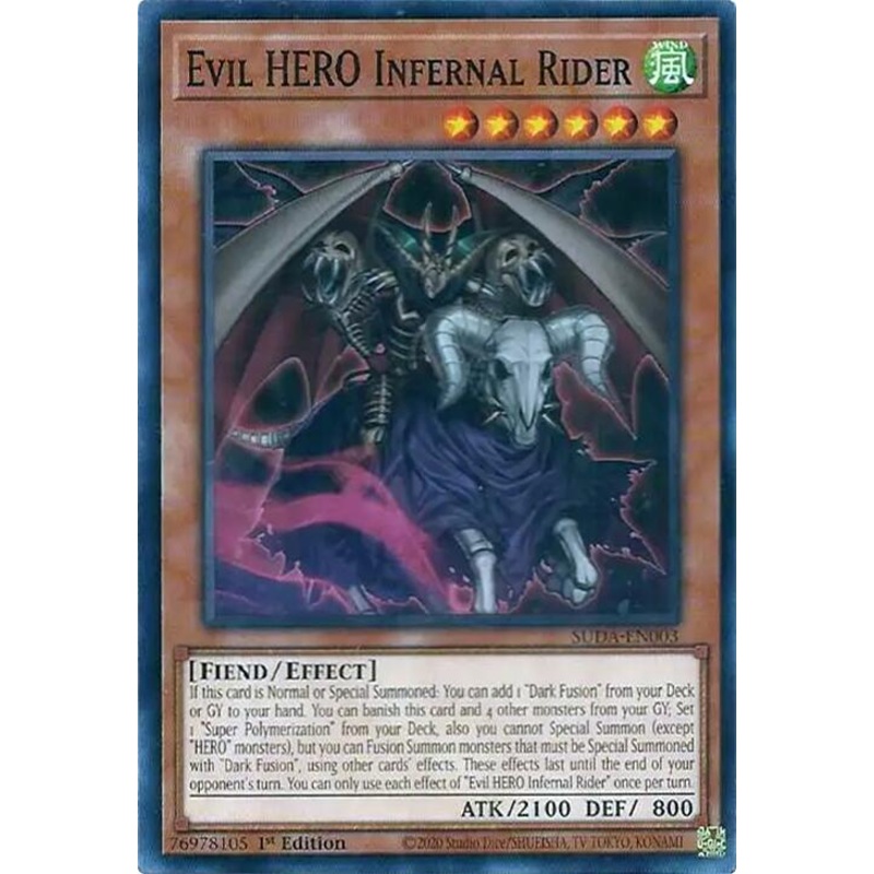 Evil HERO Infernal Rider [SUDA-EN003] Common