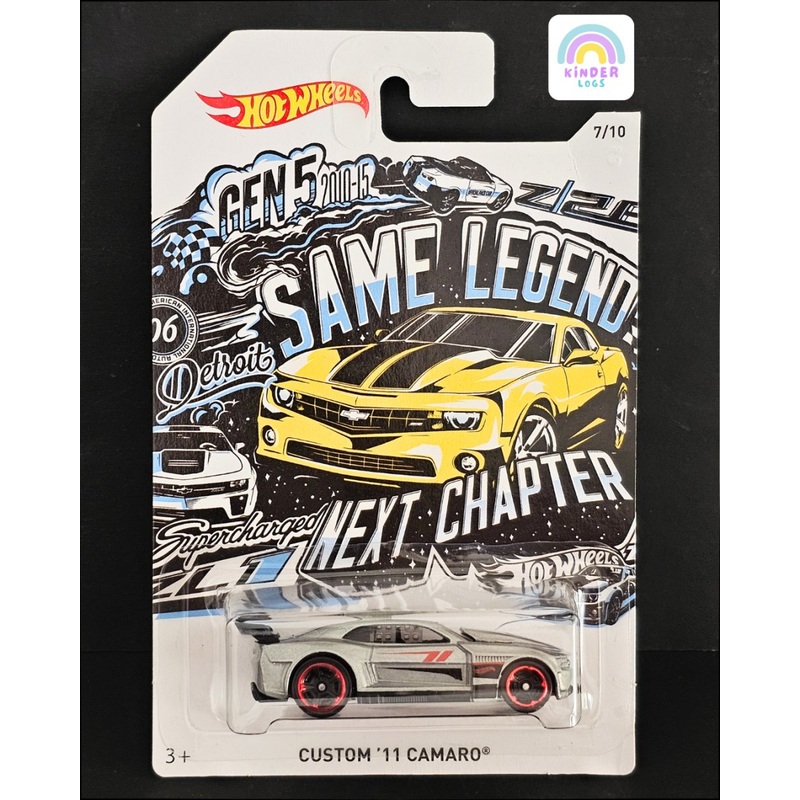 Hot Wheels Custom 2011 Chevrolet Camaro – White Card Series