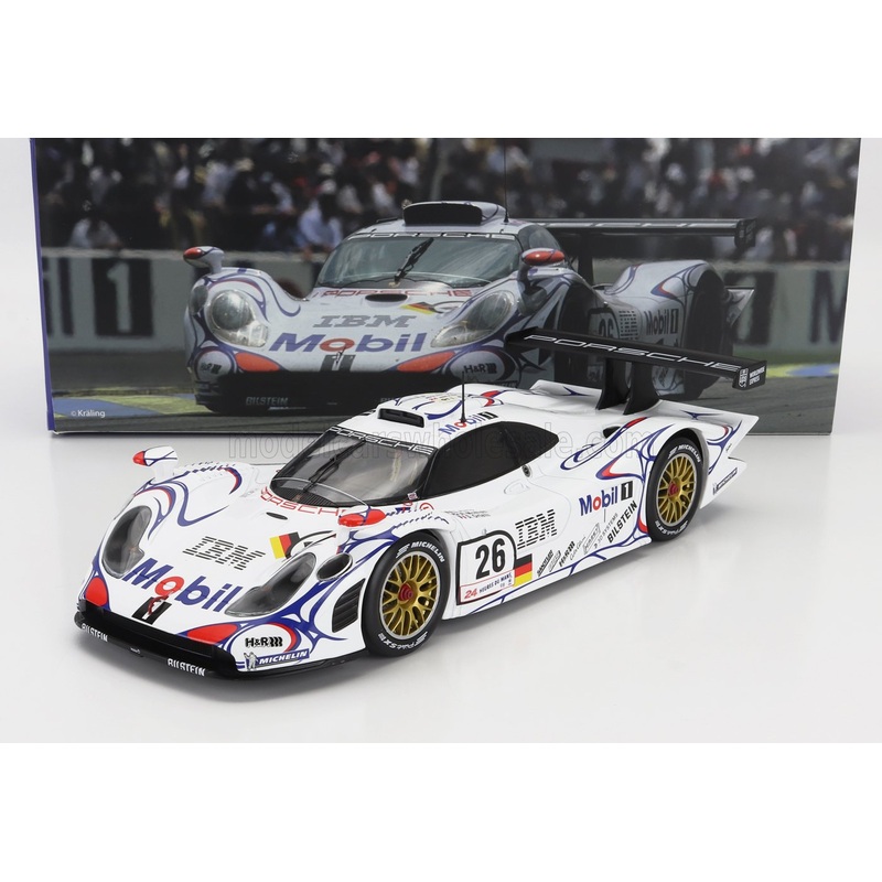 PORSCHE | 911 GT1-98 3.2L TURBO TEAM PORSCHE AG MOBIL-1 N 26 WINNER 24h LE MANS 1998 ALLAN McNISH – LAURENT AIELLO – STEPHANE ORTELLI