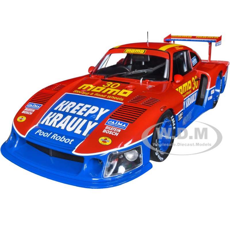 Porsche 935 Moby Dick #30 RHD (Right Hand Drive) Giampiero Moretti – Sarel van der Merwe Kreepy Krauly 6 Hours of Mid-Ohio (1983) Competition Series 1/18 Diecast Model Car by Solido