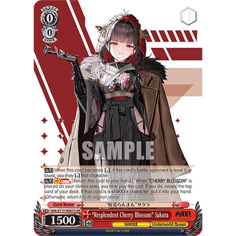 Resplendent Cherry Blossom Sakura (NIK/S117-E061S SR) [GODDESS OF VICTORY: NIKKE]