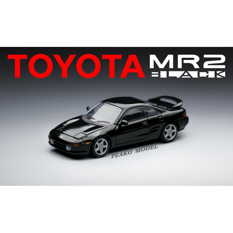 Toyota MR2 SW20 1996 in Black with Pop Up Headlights