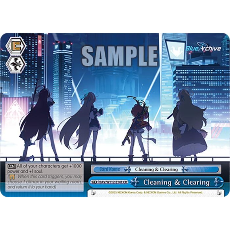 Cleaning & Clearing (BAV/W112-E141 CR) [Blue Archive]