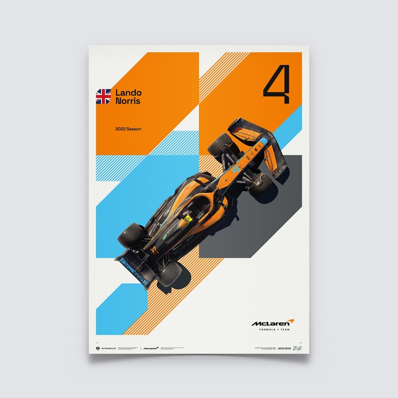 McLaren Formula 1 Team – Lando Norris – 2022 Limited Edition Print