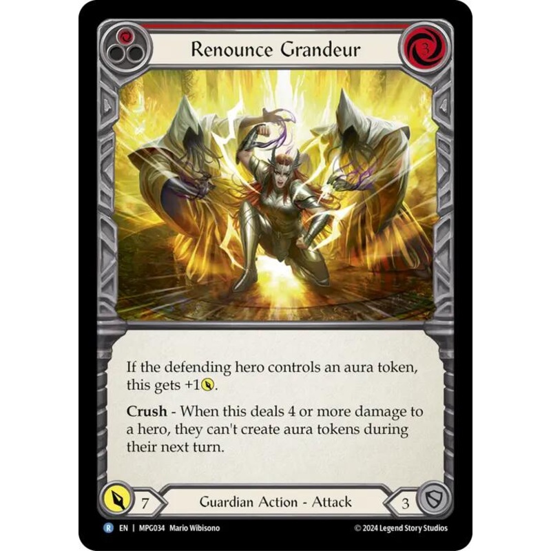 Renounce Grandeur [MPG034] (Mastery Pack Guardian)  Rainbow Foil