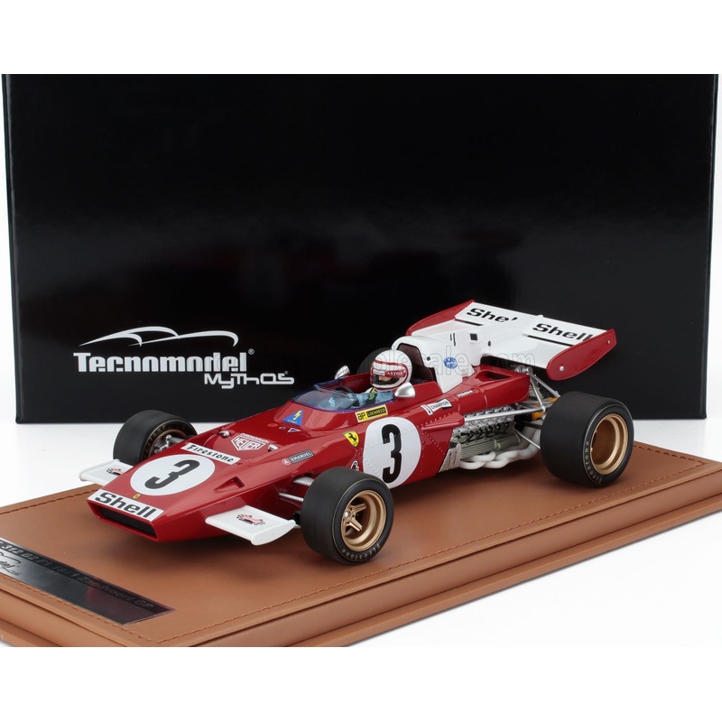 FERRARI | F1 312B2 N 3 ZANDVOORT GP (with pilot figure) 1971 CLAY REGAZZONI – CON VETRINA – WITH SHOWCASE