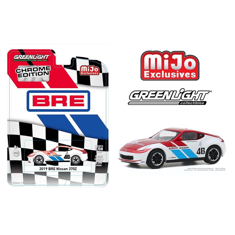 GREENLIGHT 2019 BRE Nissan 370Z CHROME MiJo Exclusives Limited