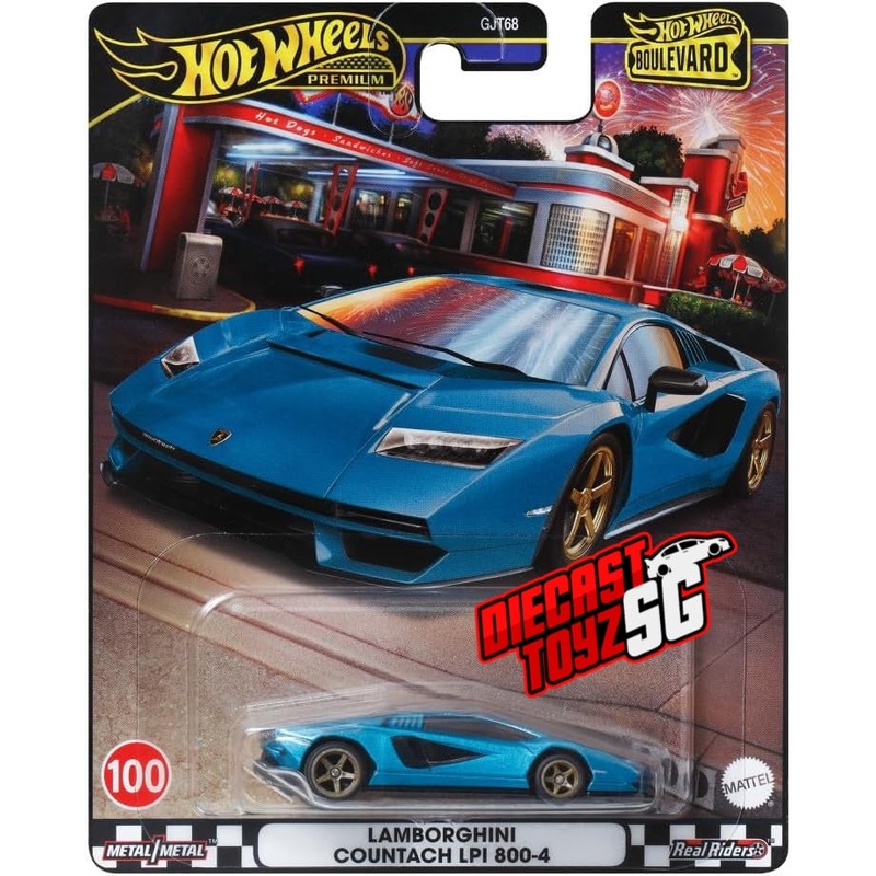 Hot Wheels HRT70 Boulevard 1/64 Lamborgini Countach LPI 800-4