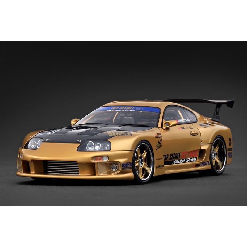 *PREORDER* Ignition Model 1:18 Toyota Supra (A80) TOP SECRET in Gold
